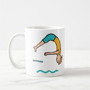 Springboard Diving Coffee Mug