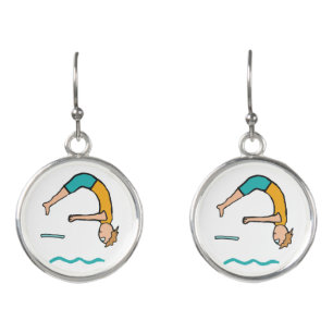 Springboard Diving Earrings
