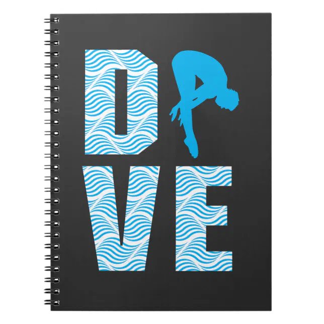 Springboard Diving Gift Diver Platform Springboard Notebook | Zazzle
