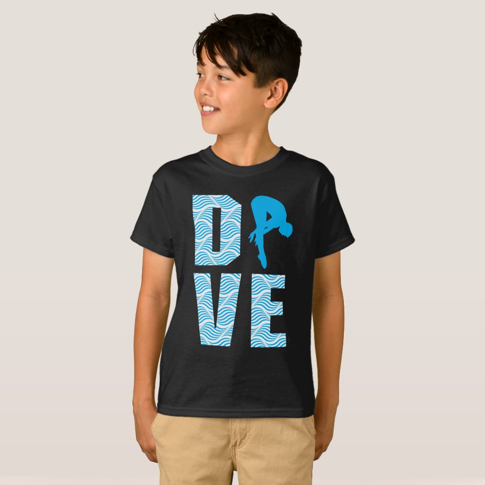 Discover Springboard Diving Gift Diver Platform Springboard T-Shirt