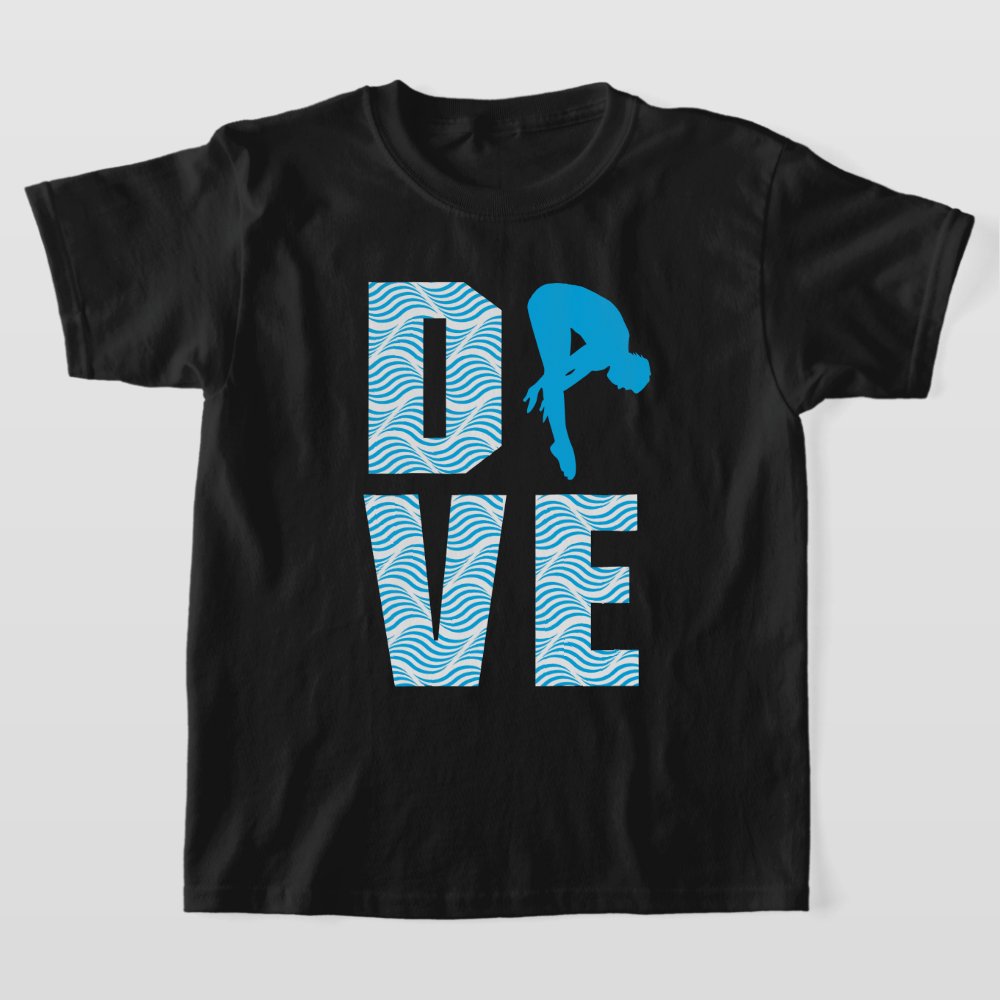 Discover Springboard Diving Gift Diver Platform Springboard T-Shirt
