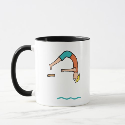 Springboard Diving Mug