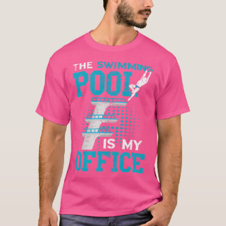 Springboard Diving Office Swimming Pool Springboar T-Shirt