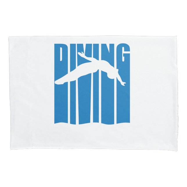 Springboard Diving Pillow Case (Front)