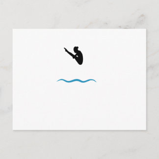 Springboard Diving Postcard