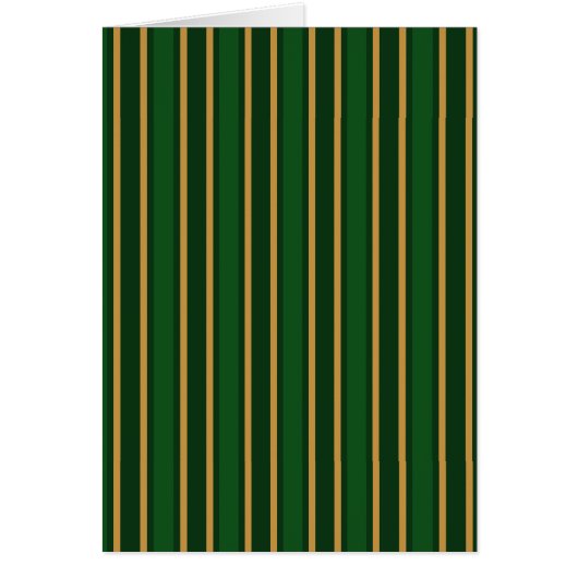 Springbok green and gold candy stripes cards (Front)