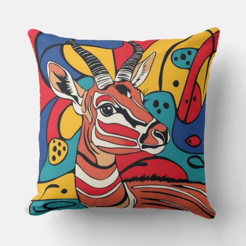 Springbok Reversable Pattern Throw Pillow