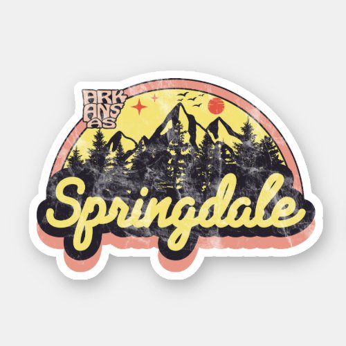 Springdale Arkansas  Sticker