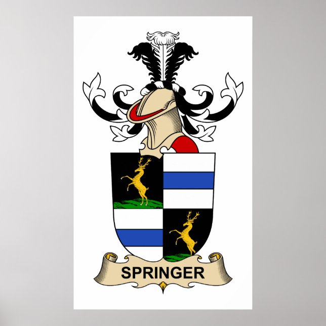Springer Family Crest Poster (Front)