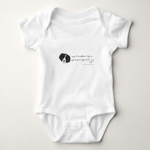 springer spaniel baby bodysuit