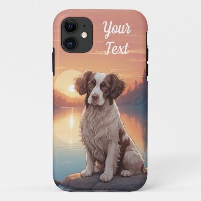 Springer Spaniel by Lake iPhone 11 Case