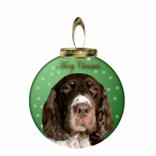 Springer Spaniel Christmas Ornament