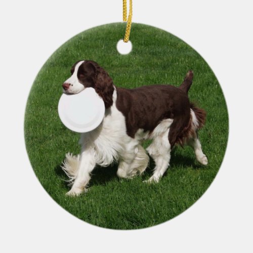 Springer Spaniel Christmas Ornament