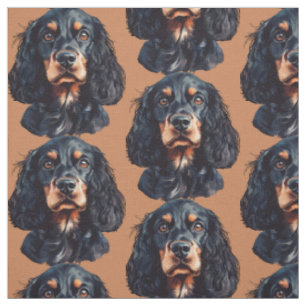 Springer Spaniel Dog Fun Animal Art Fabric