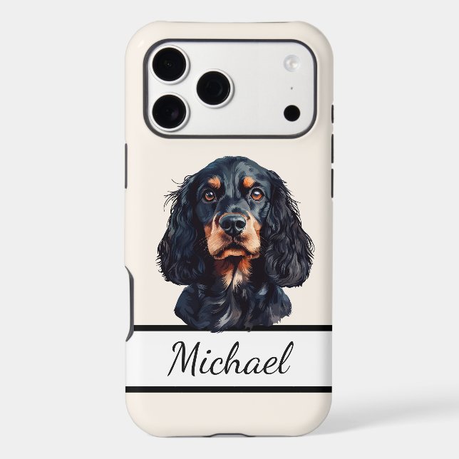 Springer Spaniel Dog Pet Animal Customize  Case-Mate iPhone Case (Back)
