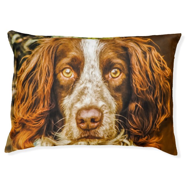 Springer Spaniel Dog Pet Bed (Front)