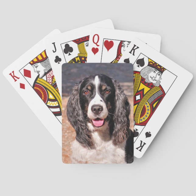 Springer Spaniel Dog Playing Cards (Back)