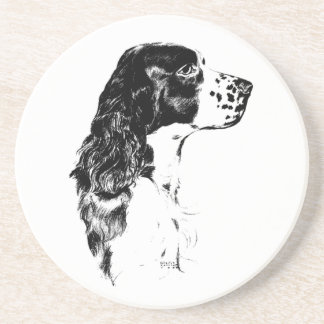 Springer Spaniel Dog Vintage Animal Coaster