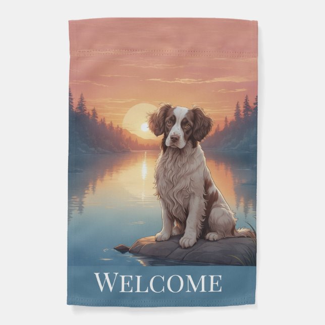 Springer Spaniel Garden Flag (Front)