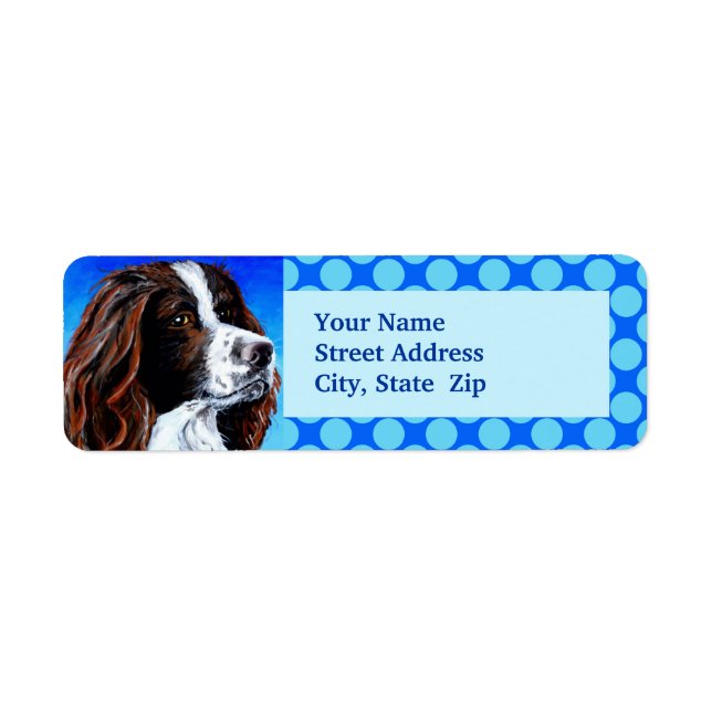Springer Spaniel Label (Front)