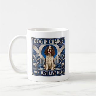 Springer Spaniel Runs the House Coffee Cup - Mug