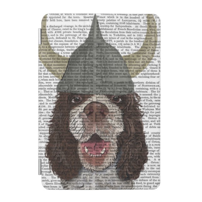 Springer Spaniel Viking iPad Mini Cover (Front)