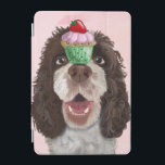 Springer Spaniel with Cupcake 2 iPad Mini Cover<br><div class="desc">Pets</div>