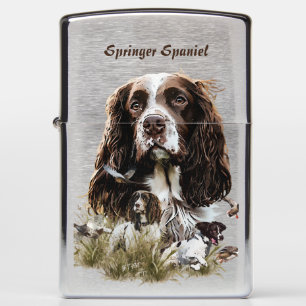 Springer Spaniel Zippo Lighter