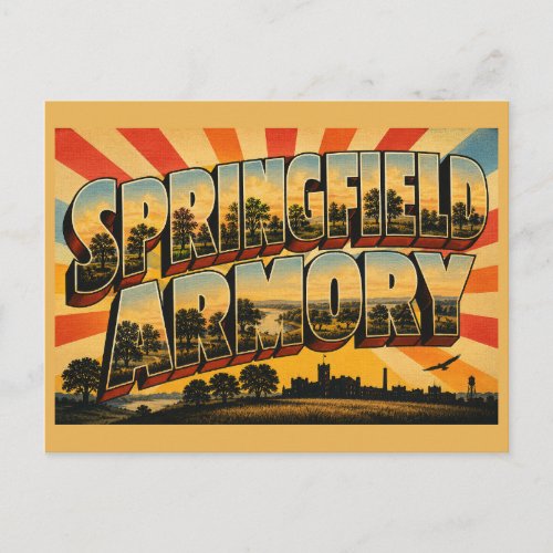 Springfield Armory National Historic Site MA Postcard