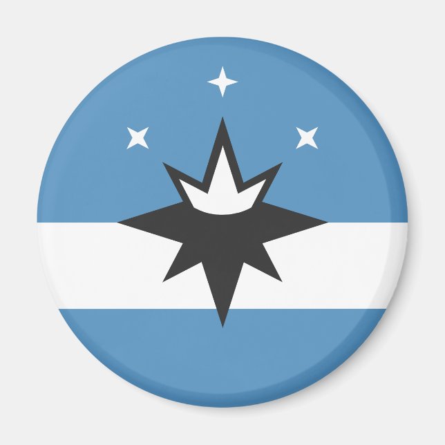 Springfield city Flag Missouri state USA  Magnet (Front)