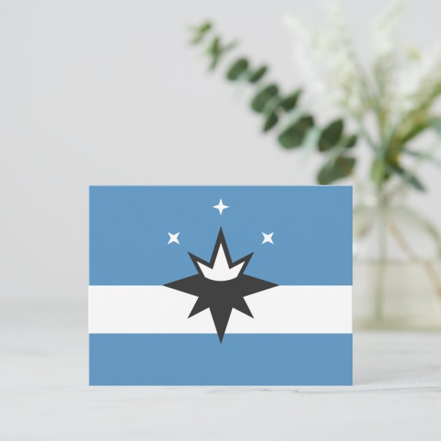 Springfield city Flag Missouri state USA  Postcard (Standing Front)