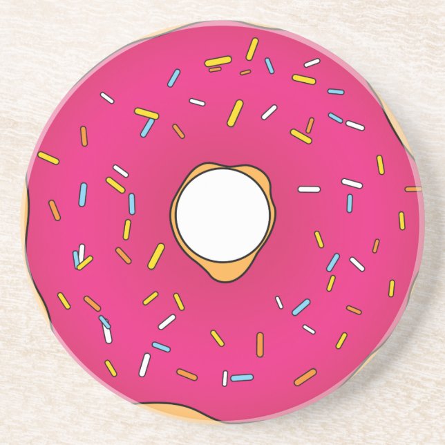 Springfield Donut Drink Coasters (Front)