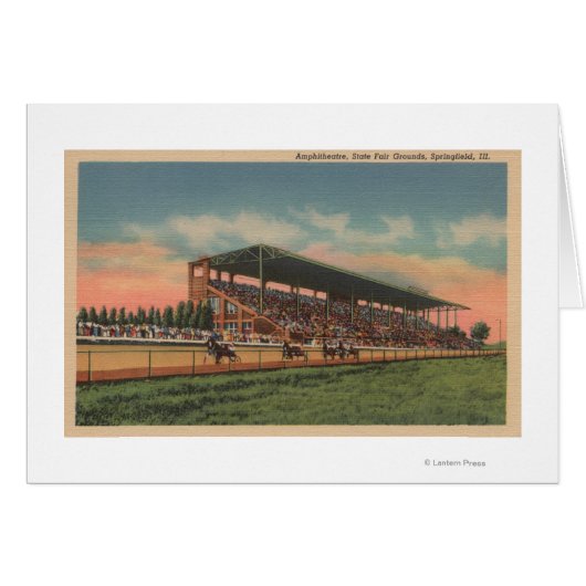 Springfield, IL - State Fair Grounds Horse Cards (Front Horizontal)