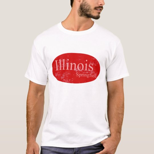 springfield Illinois Red T-Shirt