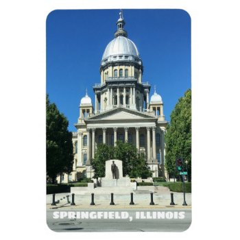 Springfield  Illinois State Capitol Building Magnet by whereabouts at Zazzle