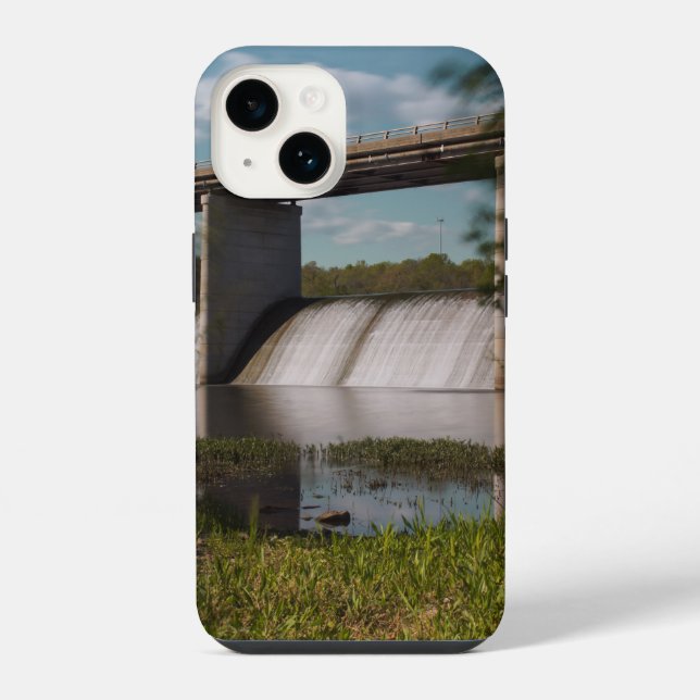 Springfield Lake Dam Iphone Case (Back)