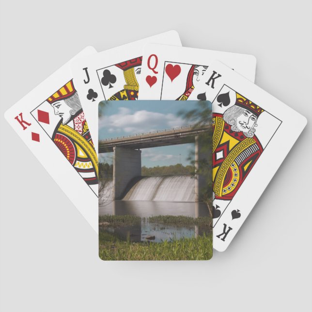 Springfield Lake Dam Poker Cards (Back)