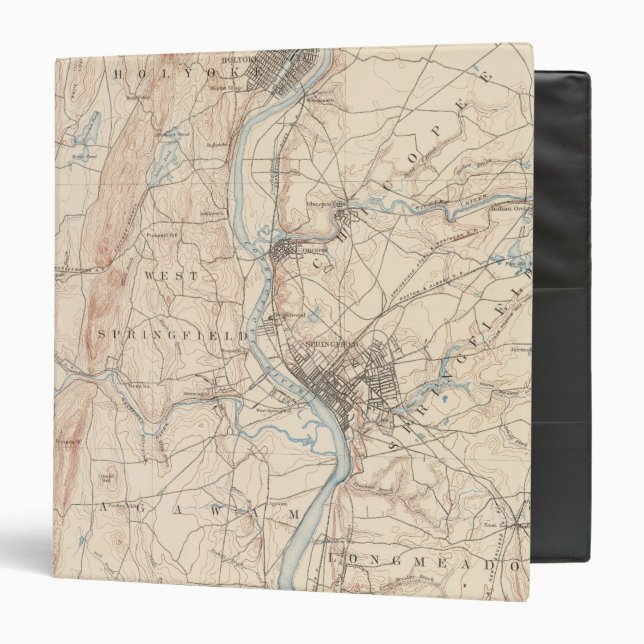 Springfield, Massachusetts 3 Ring Binder (Front/Inside)