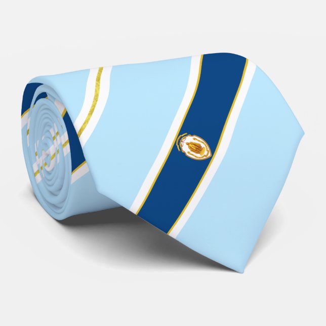 Springfield (Massachusetts) city flag Neck Tie (Rolled)