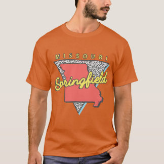 Springfield Missouri Vintage MO City Retro Souveni T-Shirt
