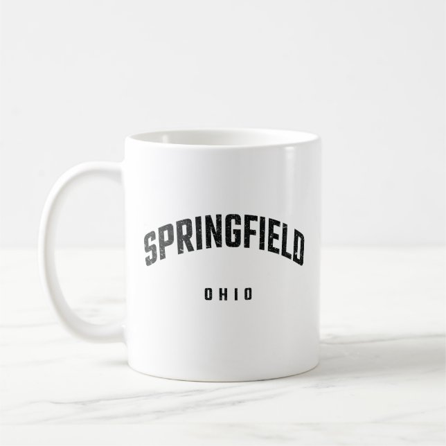 Springfield Ohio OH Coffee Mug (Left)