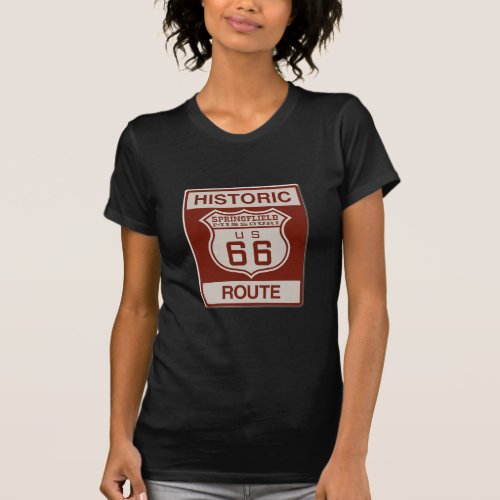 Springfield Route 66 T_Shirt