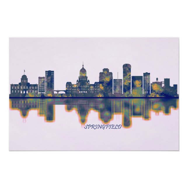 Springfield Skyline Poster (Front)