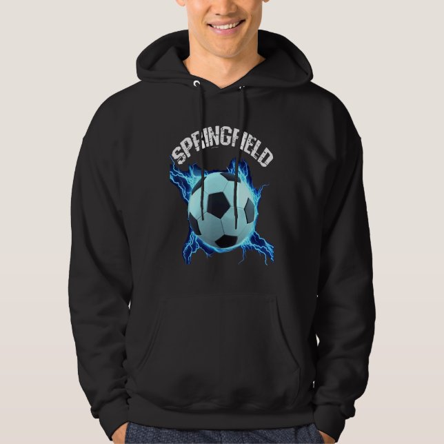 Springfield Soccer Retro Hoodie (Front)