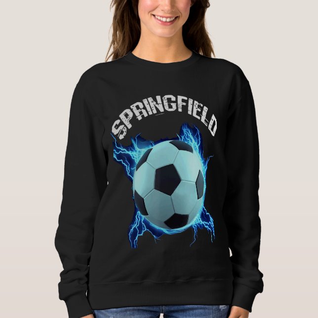 Springfield Soccer Retro Sweatshirt (Front)