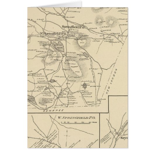Springfield, Sullivan Co Cards (Front)