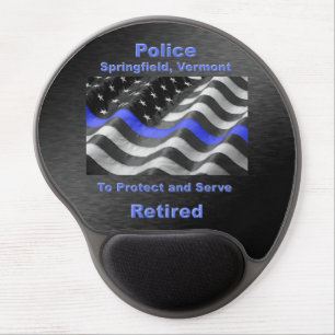 Springfield, Vermont. Police Gel Mouse Pad