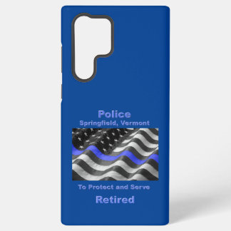 Springfield, Vermont. Police Samsung Galaxy S22 Ultra Case