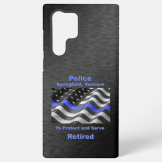 Springfield, Vermont. Police Samsung Galaxy S22 Ultra Case