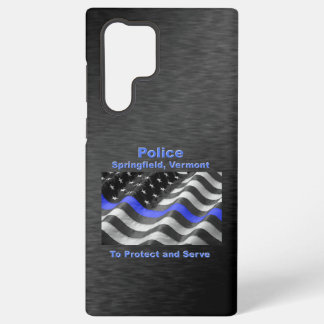 Springfield, Vermont. Police Samsung Galaxy S22 Ultra Case
